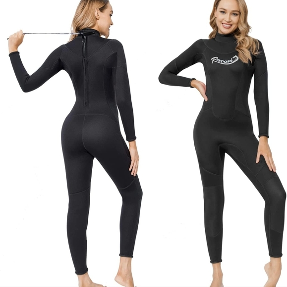 ravani | Swim | Nwt Ravani Wetsuit Size Black Neoprene | Poshmark
